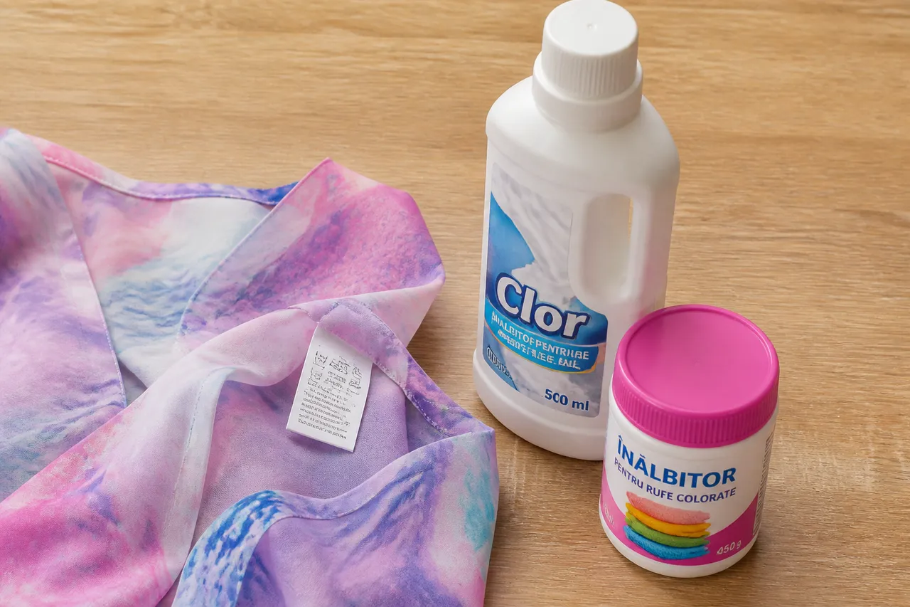 înălbitor pentru haine colorate delicate