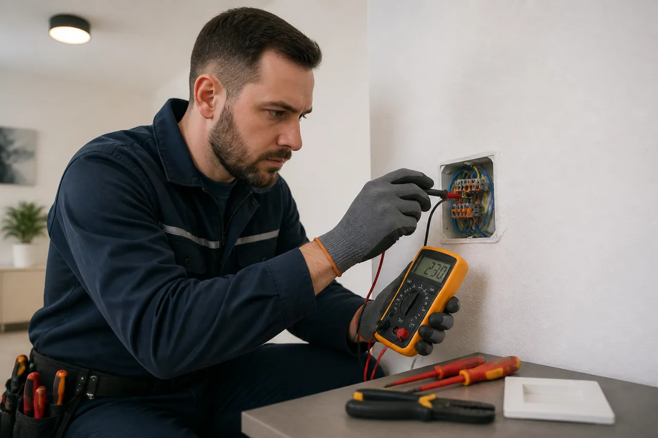 verificarea instalației electrice pentru bec LED